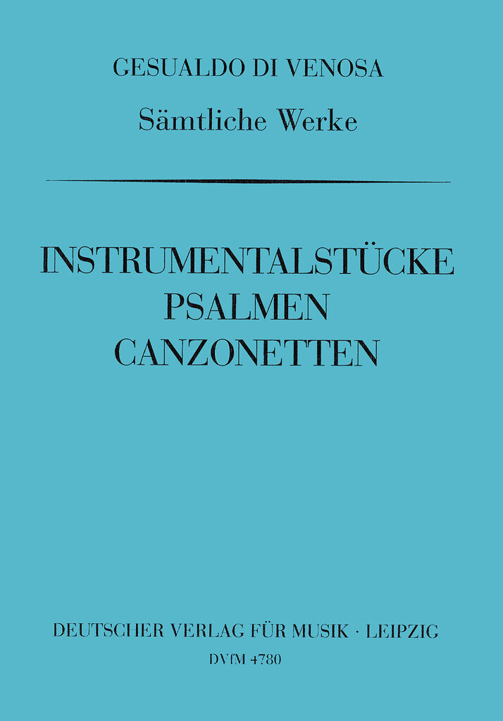 GA X: Instr.Stücke,Psalmen,etc